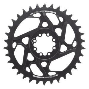 XX SL Eagle T-Type Direct Mount Chainring - 34t 12-Speed 8-Bolt Direct Mount 0mm Offset Aluminum BLK/Silver D1 Low Pice Fee Shipping Online