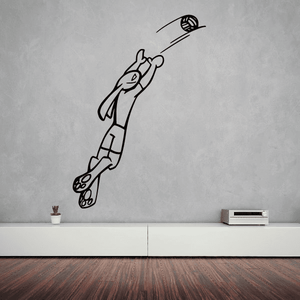 Volleyball Wall Decal - Vinyl Decal - Car Decal - CDS002 Sale Big Discount