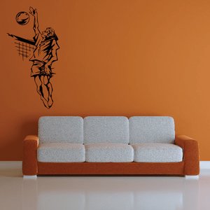 Volleyball Wall Decal - Vinyl Decal - Car Decal - CDS014 Fashion Style Online