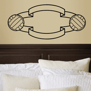 Volleyball Wall Decal - Vinyl Decal - Car Decal - CDS086 Free Shipping Inexpensive