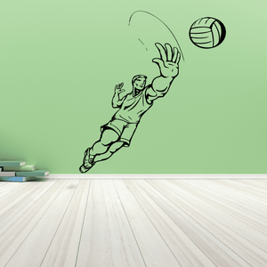 Volleyball Wall Decal - Vinyl Decal - Car Decal - CDS024 Comfortable Cheap Online