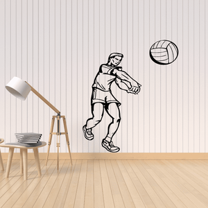 Volleyball Wall Decal - Vinyl Decal - Car Decal - CDS025 Outlet Store For Sale