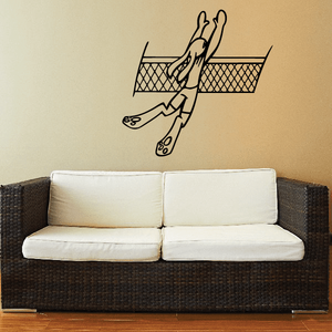 Volleyball Wall Decal - Vinyl Decal - Car Decal - CDS003 Footlocker For Sale