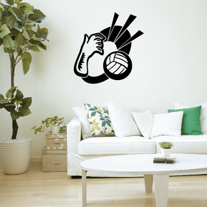 Volleyball Wall Decal - Vinyl Decal - Car Decal - CDS013 Sale Manchester