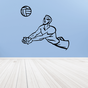 Volleyball Wall Decal - Vinyl Decal - Car Decal - CDS033 Geniue Stockist Cheap Online
