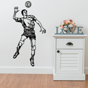 Volleyball Wall Decal - Vinyl Decal - Car Decal - CDS053 Sale Exclusive