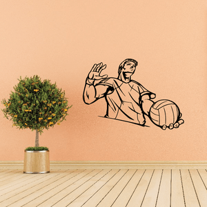 Volleyball Wall Decal - Vinyl Decal - Car Decal - CDS020 Online For Sale