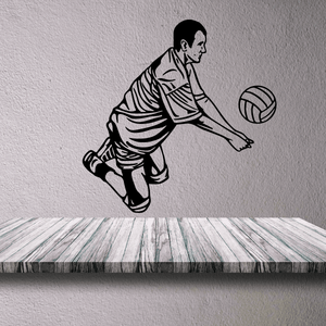 Volleyball Wall Decal - Vinyl Decal - Car Decal - CDS039 Explore Online
