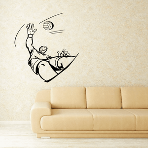 Volleyball Wall Decal - Vinyl Decal - Car Decal - CDS023 Shop Offer For Sale