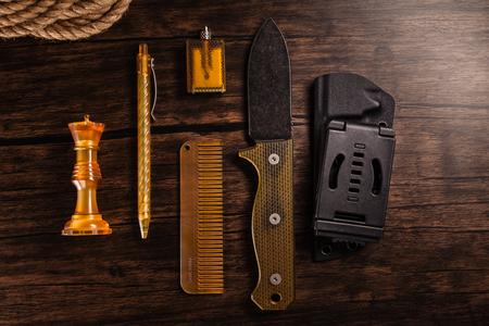 R4A - Ready 4 Action Knife / D2 Fixed Blade ( Ultem® Scales ) ???? New Batch 2 ???? Cheap Free Shipping