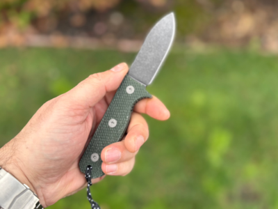 Compact R4A - Ready 4 Action Knife / D2 Fixed Blade ( MICARTA Scales ) ???? New ???? Footlocker Finishline Online
