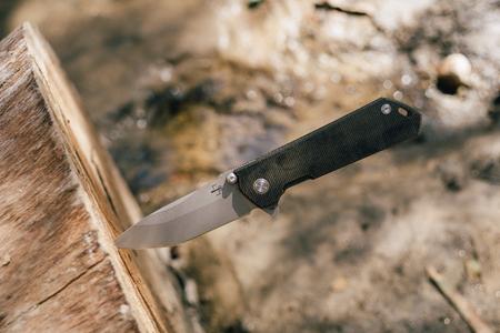 Micarta - Assisted Quick Flip D2 Saber Kihon - Boker Knife - Serialized Discount Largest Supplier