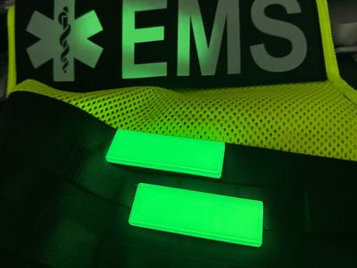 Find Me - 1x3" Glow Tag Patch ( Qty 2 ) Clearance Best