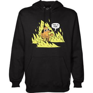This Is Fine Hoodie Cheap Pirce