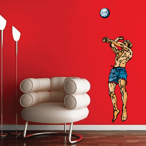 Volleyball Wall Decal - Vinyl Sticker - Car Sticker - Die Cut Sticker - CDSCOLOR118 Original Cheap Online