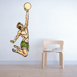 Volleyball Wall Decal - Vinyl Sticker - Car Sticker - Die Cut Sticker - CDSCOLOR125 Clearance Free Shipping