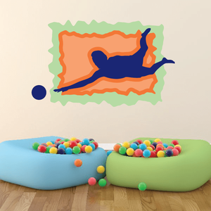 Volleyball Wall Decal - Vinyl Sticker - Car Sticker - Die Cut Sticker - CDSCOLOR060 Clearance Extremely