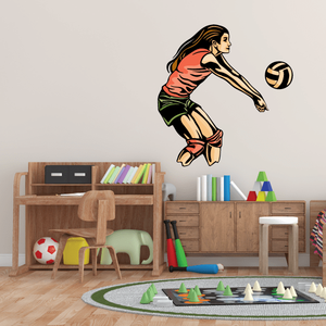 Volleyball Wall Decal - Vinyl Sticker - Car Sticker - Die Cut Sticker - CDSCOLOR099 Cheap Sale Professional