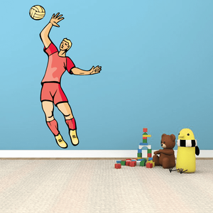 Volleyball Wall Decal - Vinyl Sticker - Car Sticker - Die Cut Sticker - CDSCOLOR075 Where To Buy Cheap Real