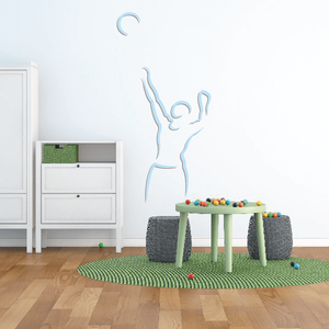 Volleyball Wall Decal - Vinyl Sticker - Car Sticker - Die Cut Sticker - CDSCOLOR046 Clearance Wholesale Pice