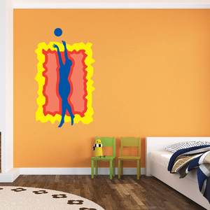 Volleyball Wall Decal - Vinyl Sticker - Car Sticker - Die Cut Sticker - CDSCOLOR063 Free Shipping Geniue Stockist