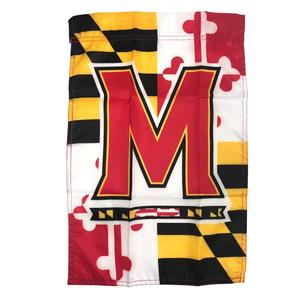 Maryland Flag with UMD "M" Logo / Garden Flag Shop Offer