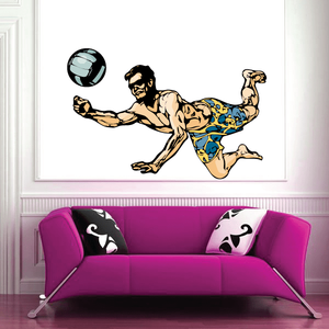 Volleyball Wall Decal - Vinyl Sticker - Car Sticker - Die Cut Sticker - CDSCOLOR110 Clearance Limited Edition