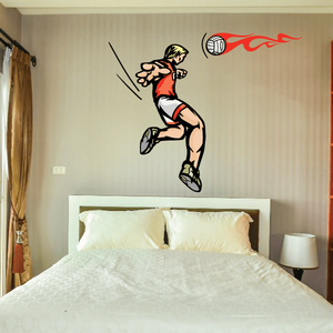 Volleyball Wall Decal - Vinyl Sticker - Car Sticker - Die Cut Sticker - CDSCOLOR014 Sale Fast Delivery