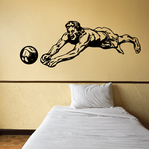 Volleyball Wall Decal - Vinyl Decal - Car Decal - CDS077 Discount Cost