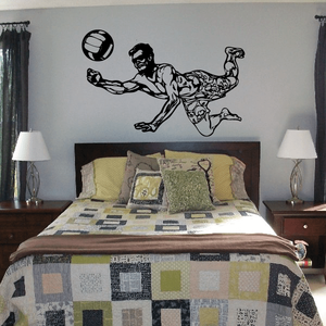 Volleyball Wall Decal - Vinyl Decal - Car Decal - CDS066 Clearance Pices