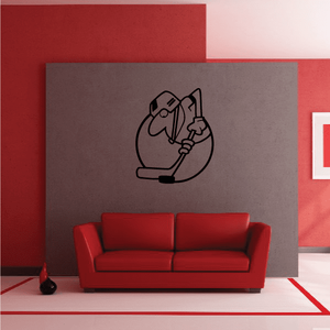 Hockey Wall Decal - Vinyl Decal - Car Decal - Bl025 Sale Finishline