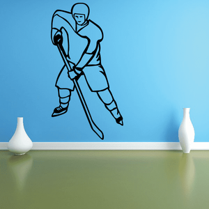 Hockey Wall Decal - Vinyl Decal - Car Decal - SM006 Sale Good Selling