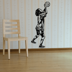 Volleyball Wall Decal - Vinyl Decal - Car Decal - CDS062 Huge Surprise For Sale
