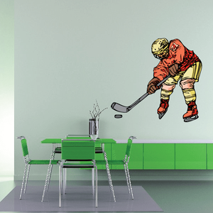 Hockey Player Wall Decal - Vinyl Sticker - Car Sticker - Die Cut Sticker - CDSCOLOR150 Clearance Store Cheap Online