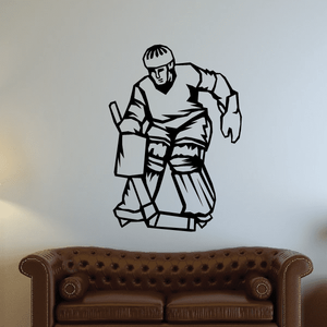 Hockey Wall Decal - Vinyl Decal - Car Decal - SM003 Outlet
