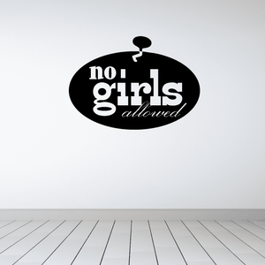 No Girls Allowed Wall Decal Discount Explore