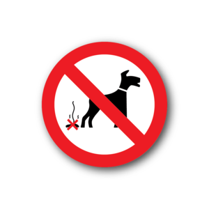 NO Dogs Sign Wall Decal - Vinyl Sticker - Car Sticker - Die Cut Sticker - CD017 Clearance Clearance Store
