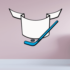 Hockey Template Wall Decal - Vinyl Sticker - Car Sticker - Die Cut Sticker - CDSCOLOR198 Websites Cheap Pice