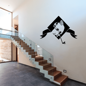 Hockey Templates Player Wall Decal - Vinyl Decal - Car Decal - CDS112 Free Shipping Browse