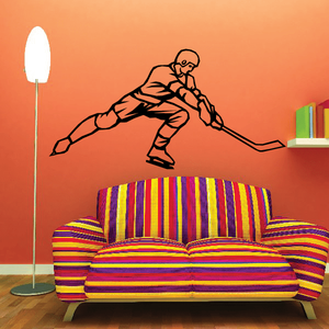 Hockey Wall Decal - Vinyl Decal - Car Decal - SM011 Outlet Manchester