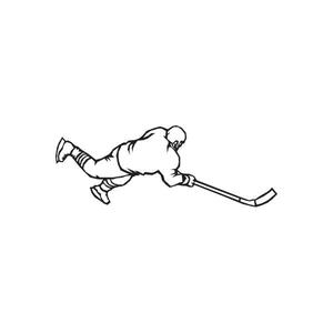 Hockey Wall Decal - Vinyl Decal - Car Decal - DC 015 2025 Newest Sale Online