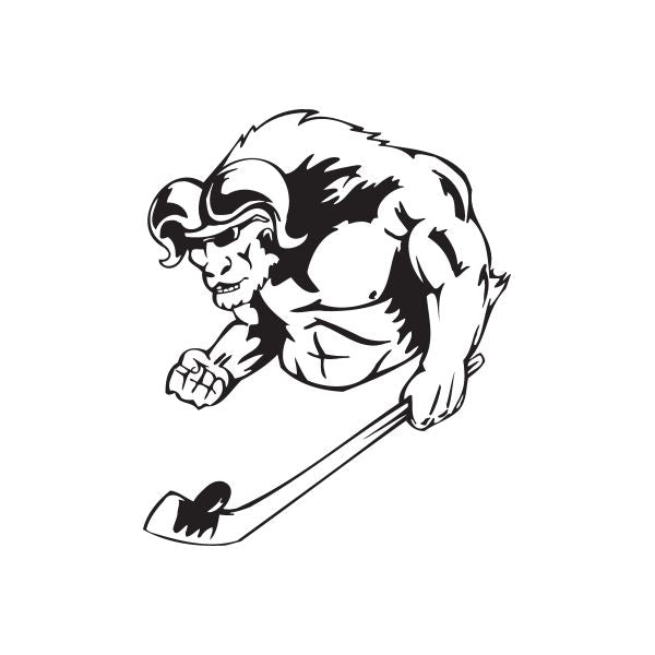 Hockey Wall Decal - Vinyl Decal - Car Decal - DC 021 Sale Best Pices