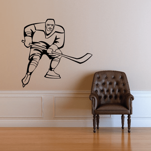 Hockey Wall Decal - Vinyl Decal - Car Decal - SM014 Visit New For Sale