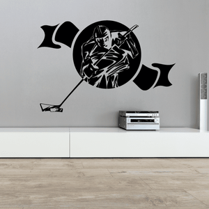 Hockey Templates Player Wall Decal - Vinyl Decal - Car Decal - CDS113 Discount Inexpensive