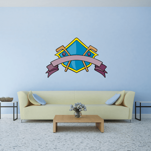 Hockey Template Wall Decal - Vinyl Sticker - Car Sticker - Die Cut Sticker - CDSCOLOR200 2025 New Cheap Online
