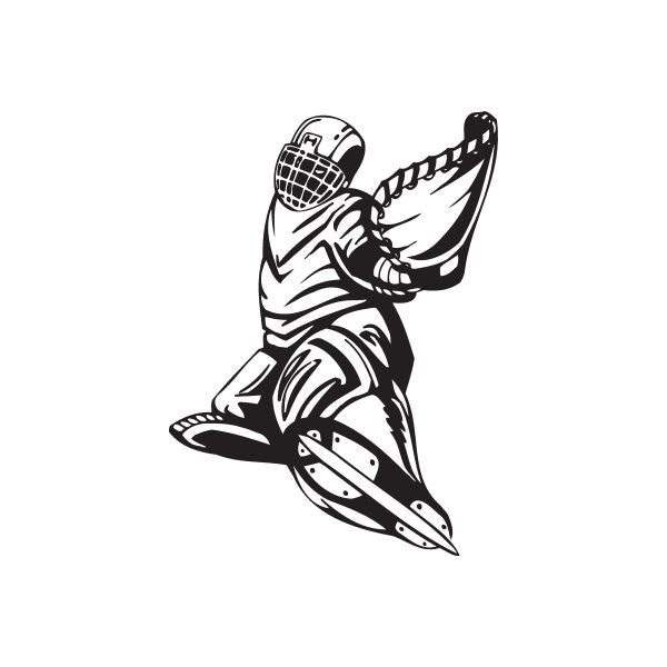 Hockey Wall Decal - Vinyl Decal - Car Decal - DC 001 Deals Cheap Online