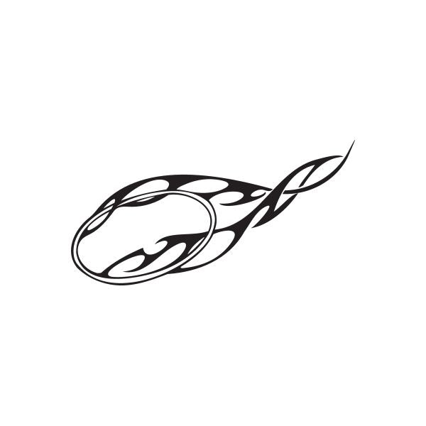 Flaming Frisbee Golf Decal Cheap Sale Looking For