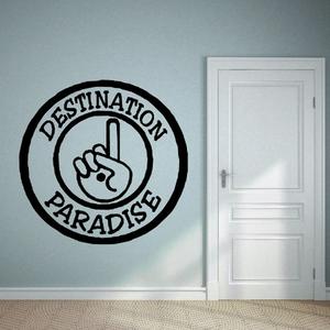 Destination paradise Decal Outlet Cheap Authentic