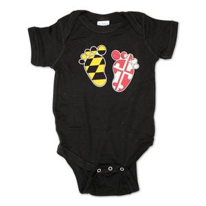 Maryland Feet (Black) / Baby Onesie Exclusive Online