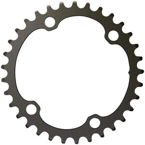 Force 2x12-Speed Inner Chainring - 33t, 107 BCD, 4-Bolt, Blast Black, For use with 46t Outer Cheap For Cheap